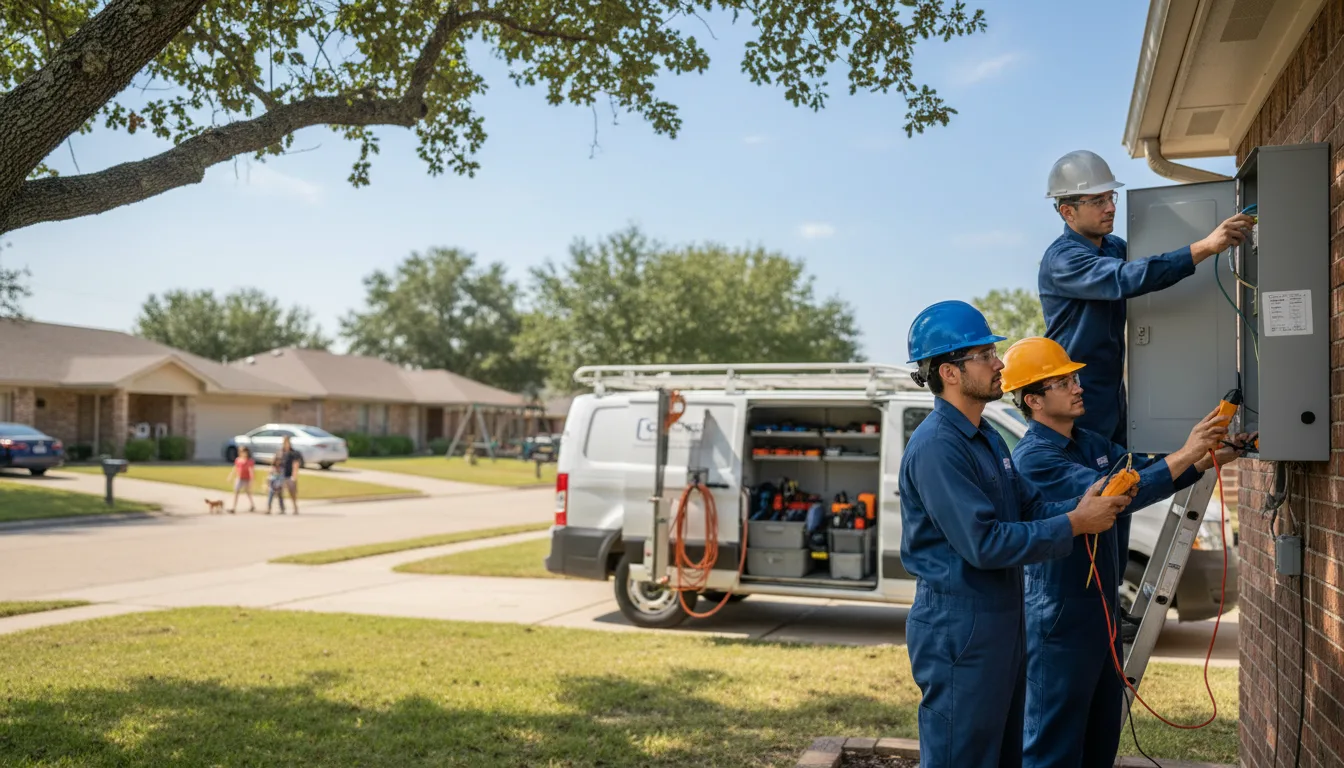 Certified electrician providing emergency electrical services in Terra Bella, CA